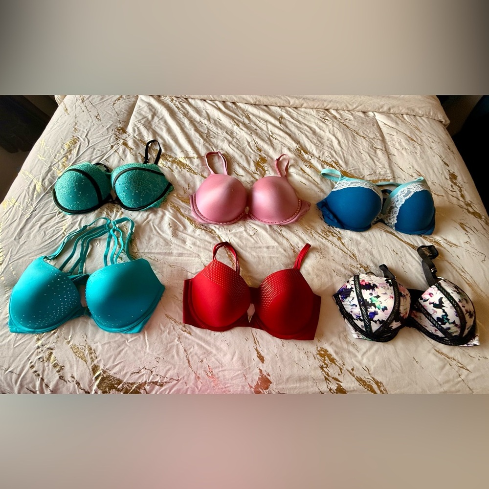 Pretty 💖 Victoria’s Secret 34D Colorful Bra Collection-Just in time for V-Day! 😍